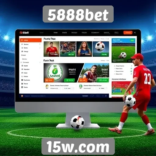 Navegação e usabilidade do site 5888bet